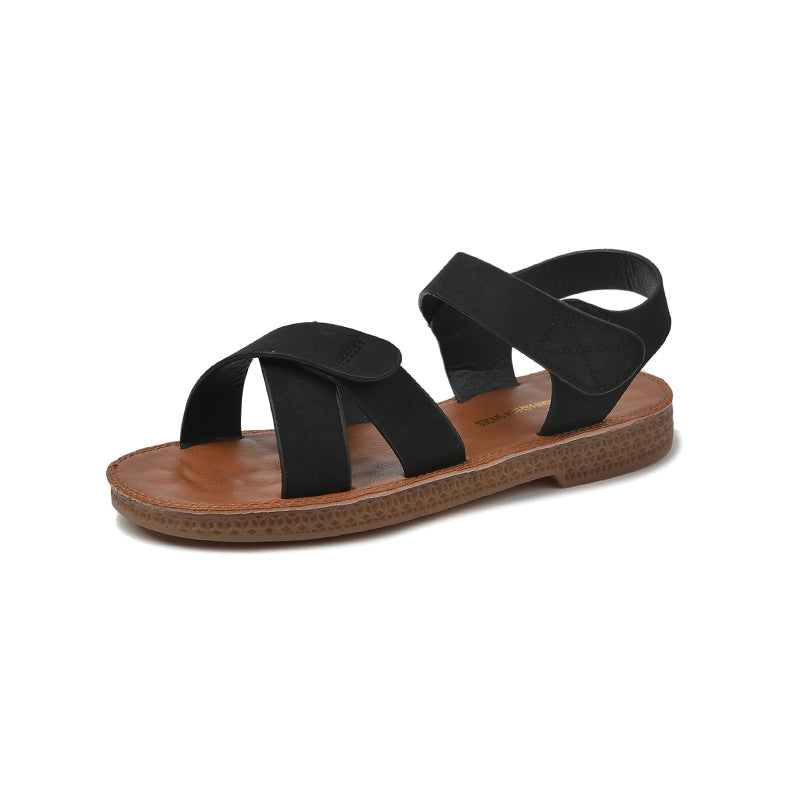 Bequeme flache Sandalen für Damen – Bild 7 | LuxeStyle
