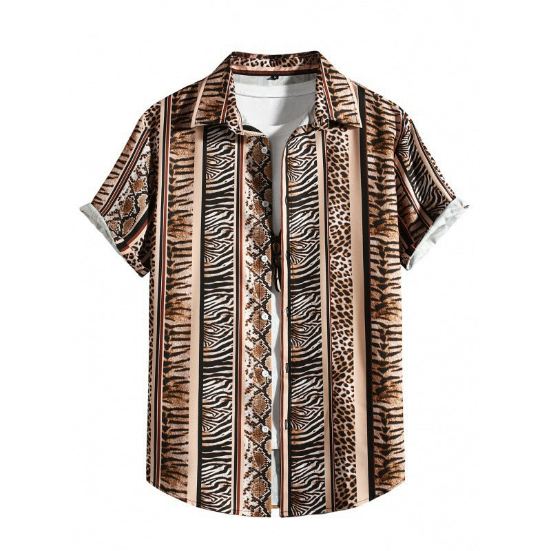 Herren Kurzarm Strandhemd mit Punkten – Bild 15 | LuxeStyle