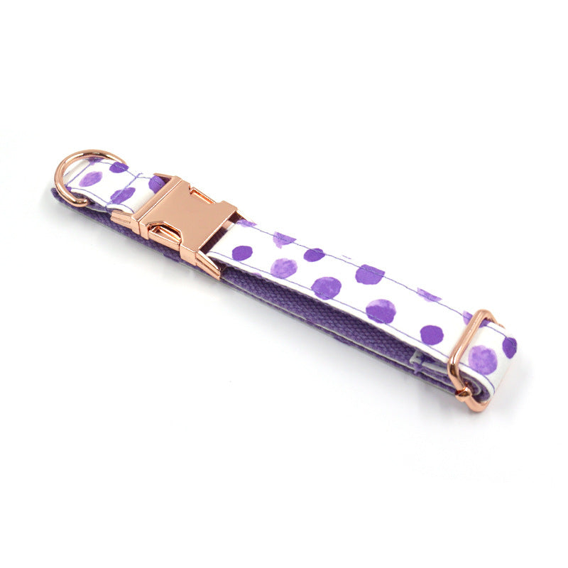 Halsband Lila Tupfen – Bild 4 | LuxeStyle