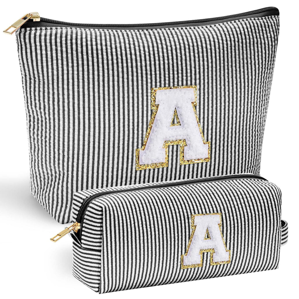 Bestickte Make-up-Tasche mit Buchstaben – Bild 6 | LuxeStyle