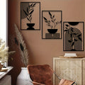 Minimalistische Metall-Wanddekoration – Bild 1 | LuxeStyle