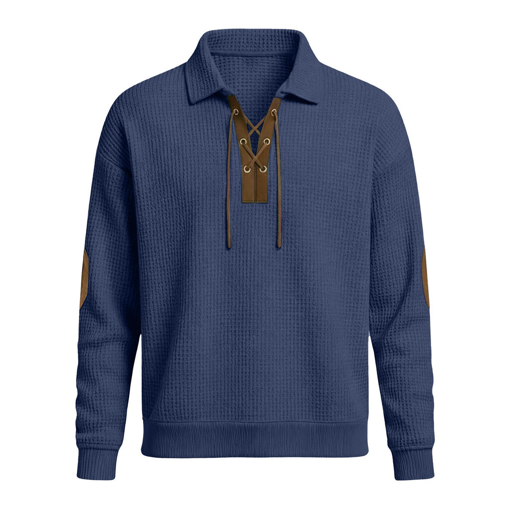 Herren Langarm-Sweatshirt, Unifarben