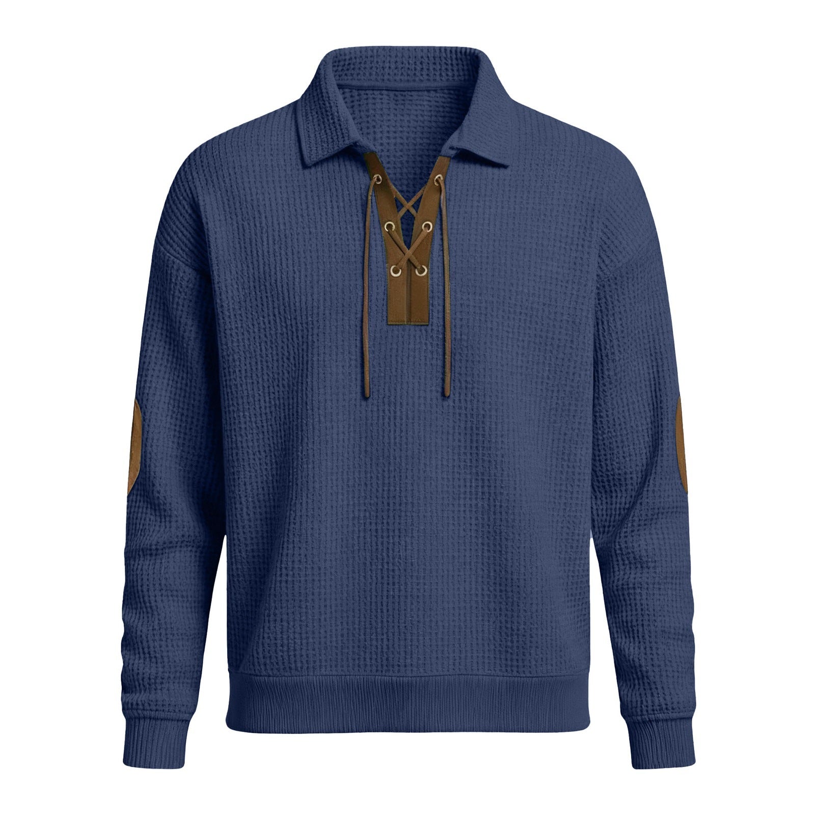 Herren Langarm-Sweatshirt, Unifarben
