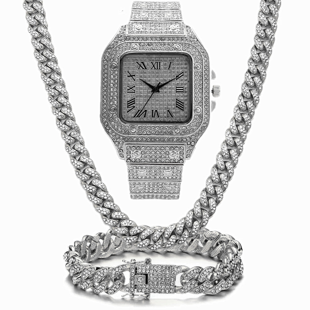 Quarzuhr-Set mit römischen Ziffern · 3 Stück – Bild 5 | LuxeStyle