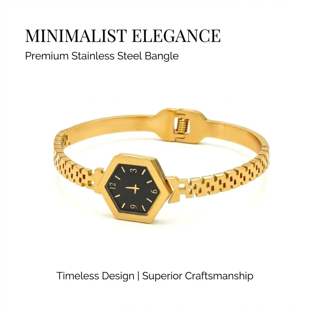 Bangle-Damenuhr · Armreif-Look elegant – LuxeStyle Schweiz