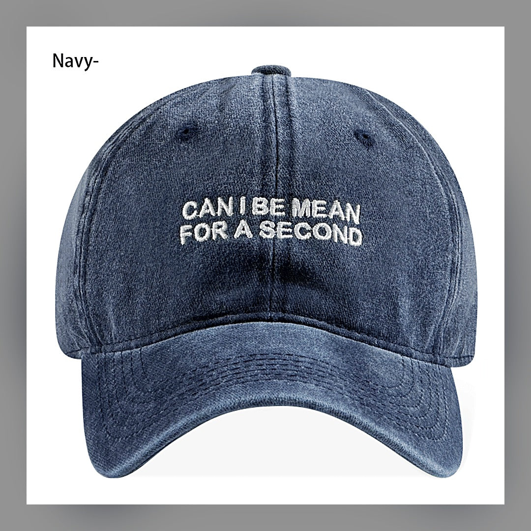 LuxeStyle-Edit · Baseball-Cap «Navy» – Washed Cotton