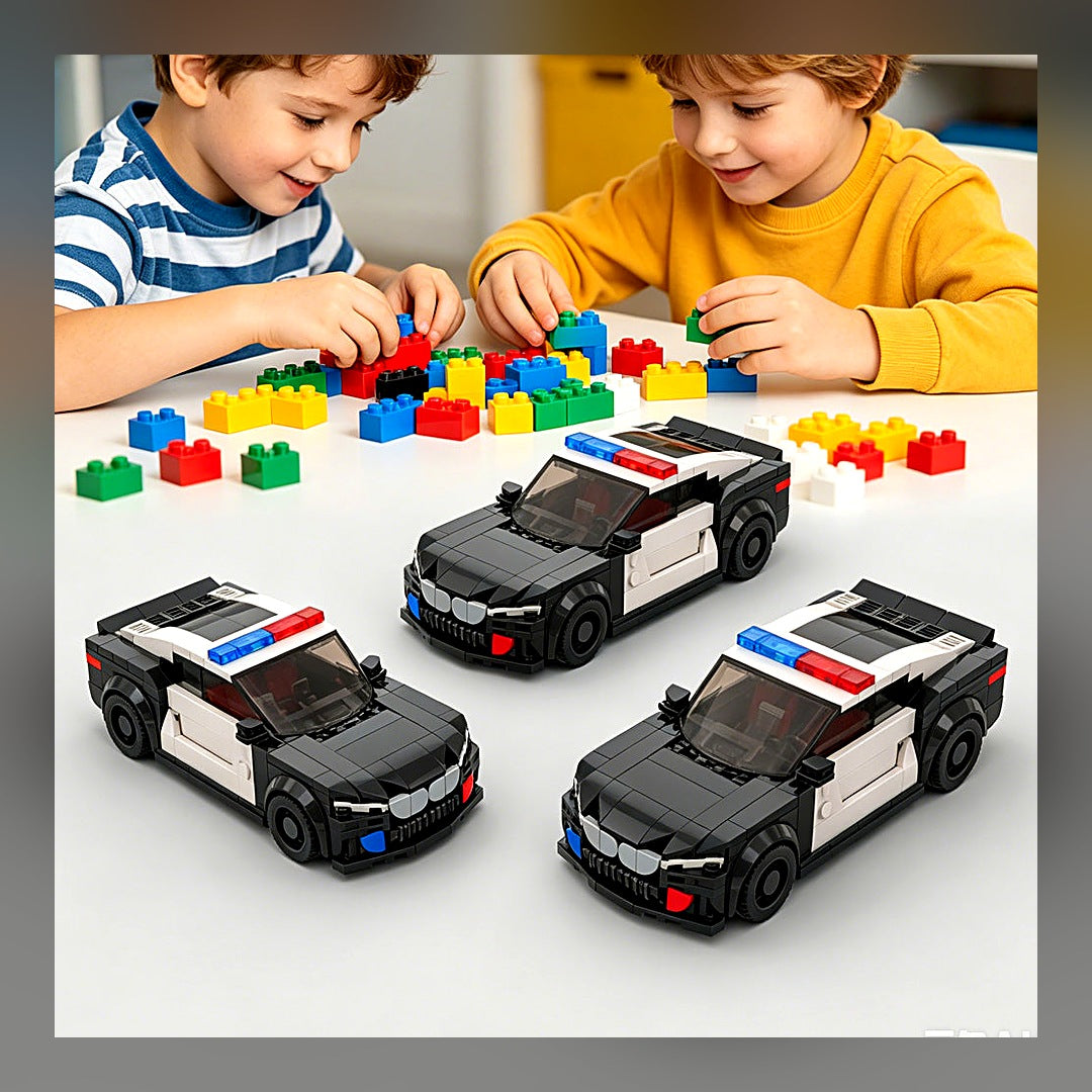 LuxeStyle-Edit · Bausteine-Set «Police Racer» – 318 Teile