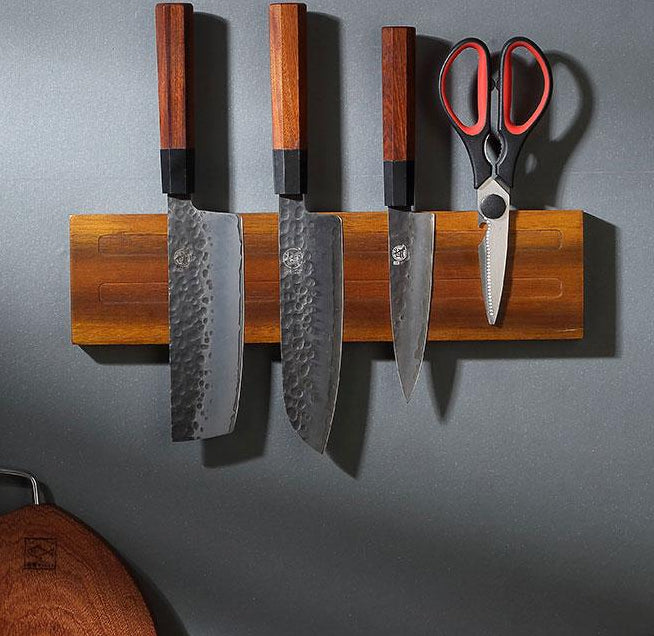 Magnetischer Messerhalter aus Akazienholz, wandmontiert – Bild 6 | LuxeStyle