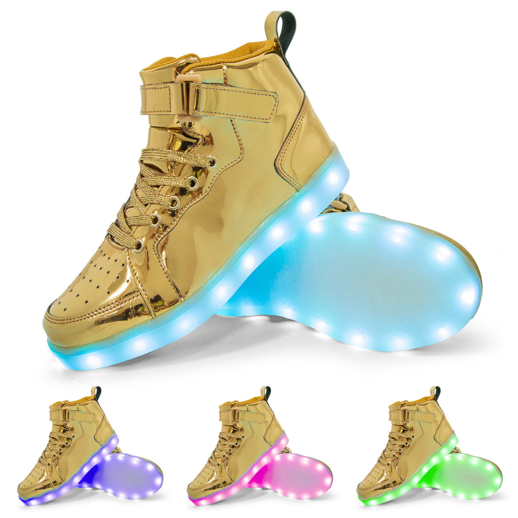 LED-High-Top-Sneaker mit Licht