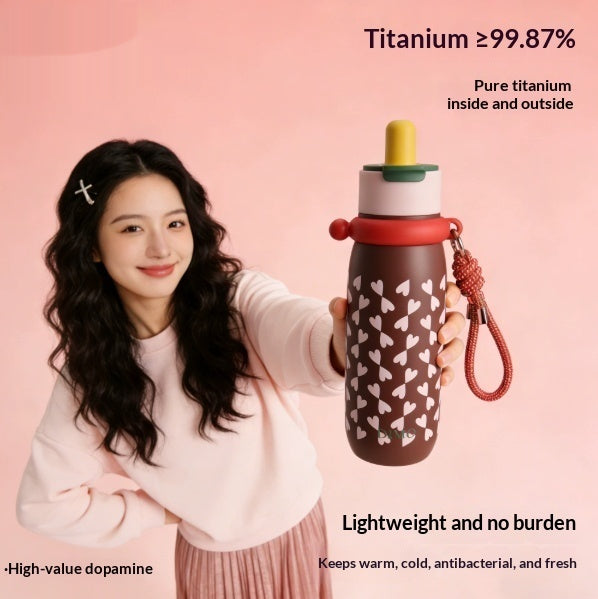 Titan-Isolierbecher für Kaltgetränke 650 ml – Bild 5 | LuxeStyle
