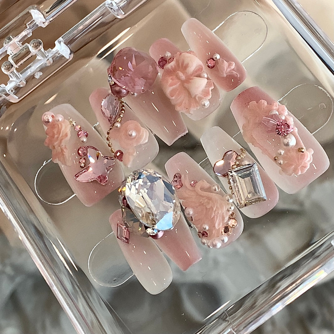Fairy Light Luxury Crystal Wear Nägel – Bild 3 | LuxeStyle