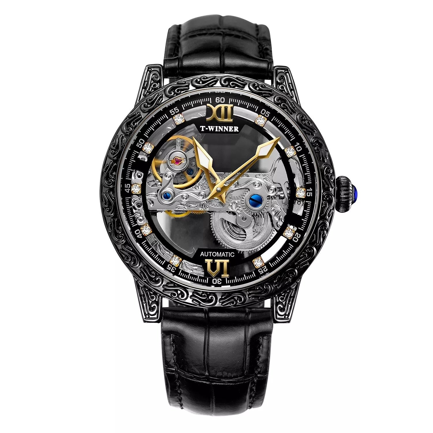 Vintage Semi-Automatik Armbanduhr Herren – Ansicht 5