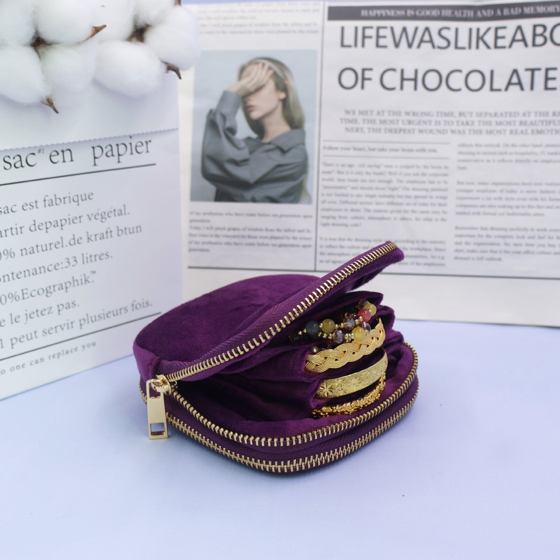 Samt-Armband-Aufbewahrungsbeutel
