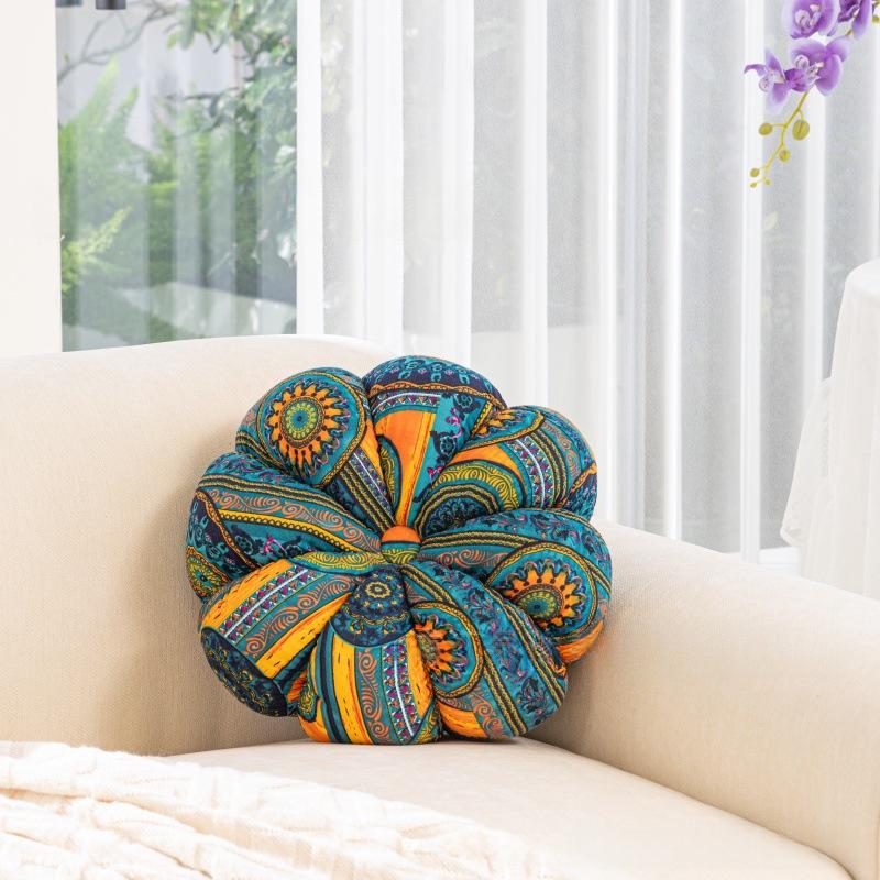 Boho-Kürbis-Sitzkissen und Dekokissen