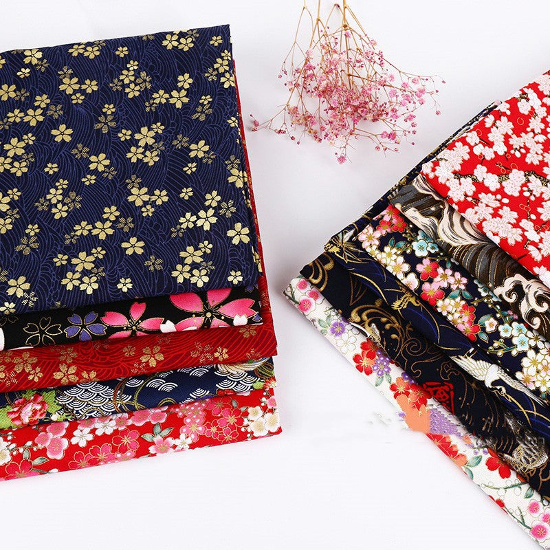Baumwollstoff Kirschblüten-Kimono im China-Stil – Bild 2 | LuxeStyle