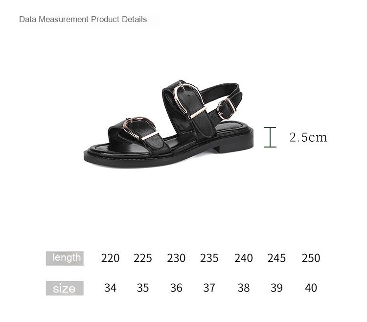 Sandalen mit Knöchelriemen und Schnalle – Bild 13 | LuxeStyle