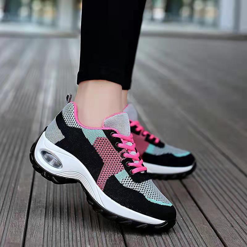 Damen Flyknit Mesh Sneaker mit Luftpolster