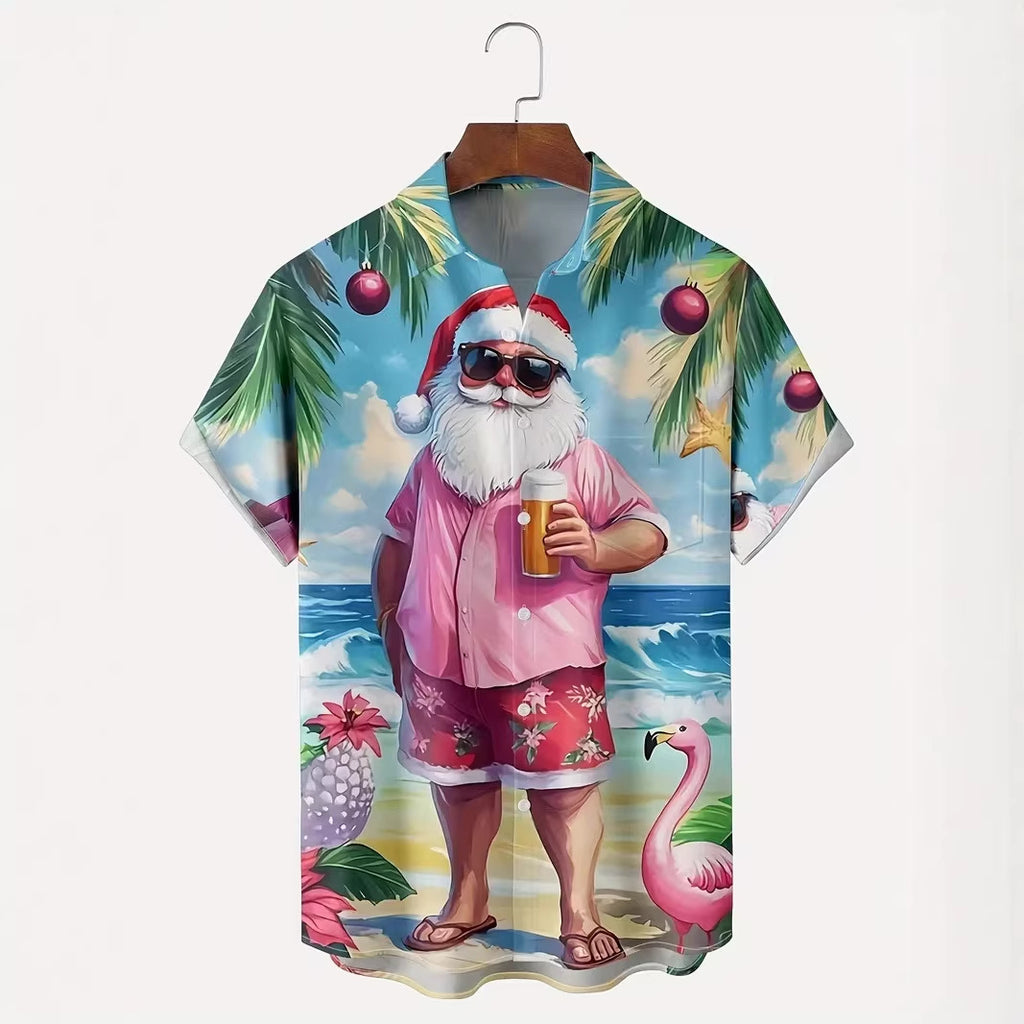 3D-Druck Weihnachts-Shirt Herren
