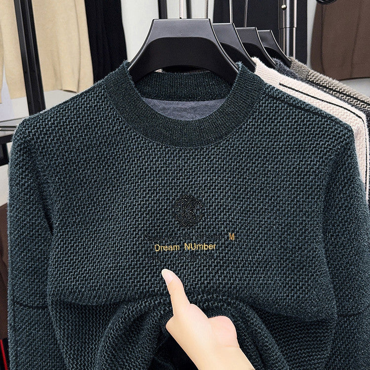 Warmes Strickpullover-Sweatshirt