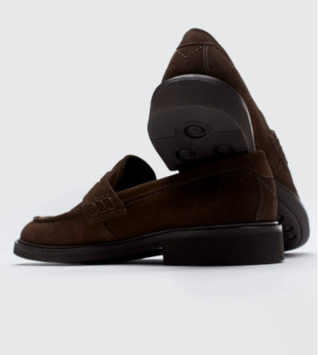Leder Slip-On Schuhe