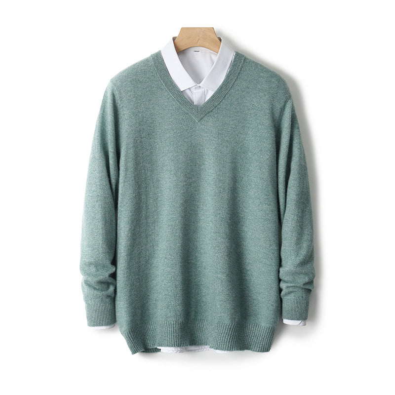 V-Ausschnitt Pullover aus Kaschmir