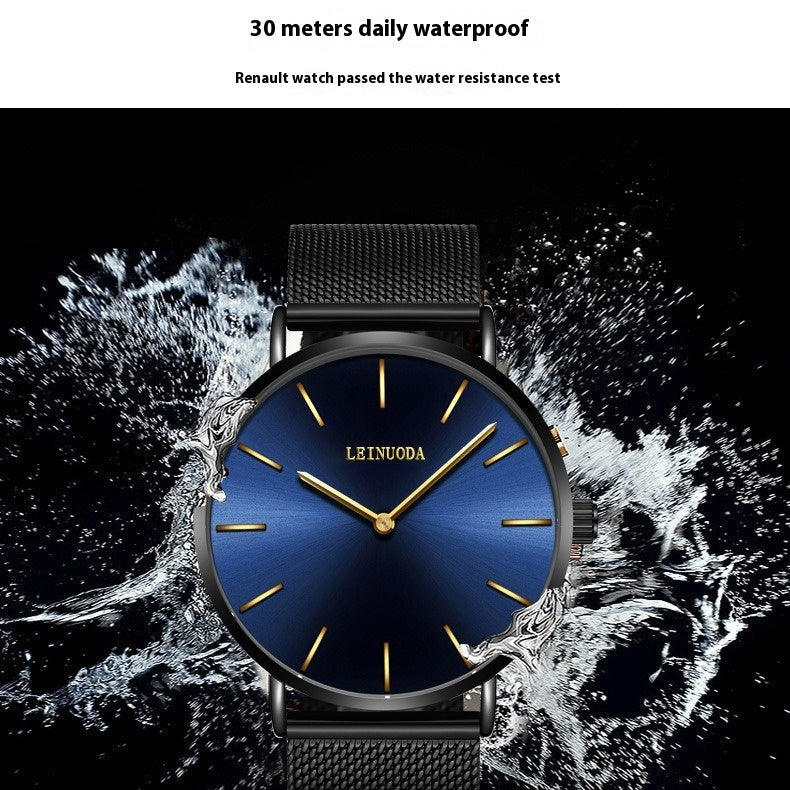 Einfaches Herrenarmbanduhr