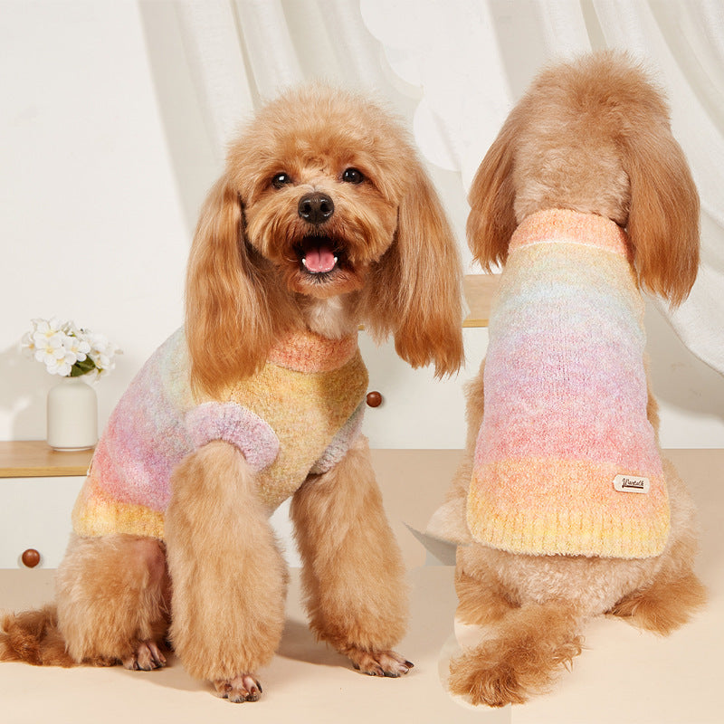 Regenbogen Pullover für Haustiere – Bild 3 | LuxeStyle
