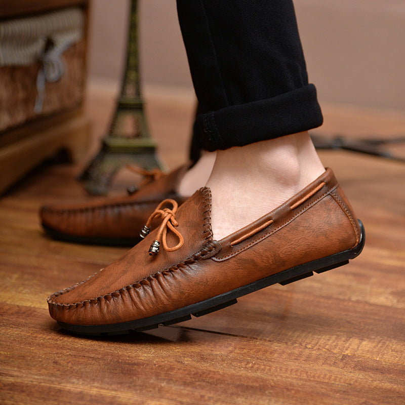 Herren Slipper mit Streifenmuster – Bild 4 | LuxeStyle