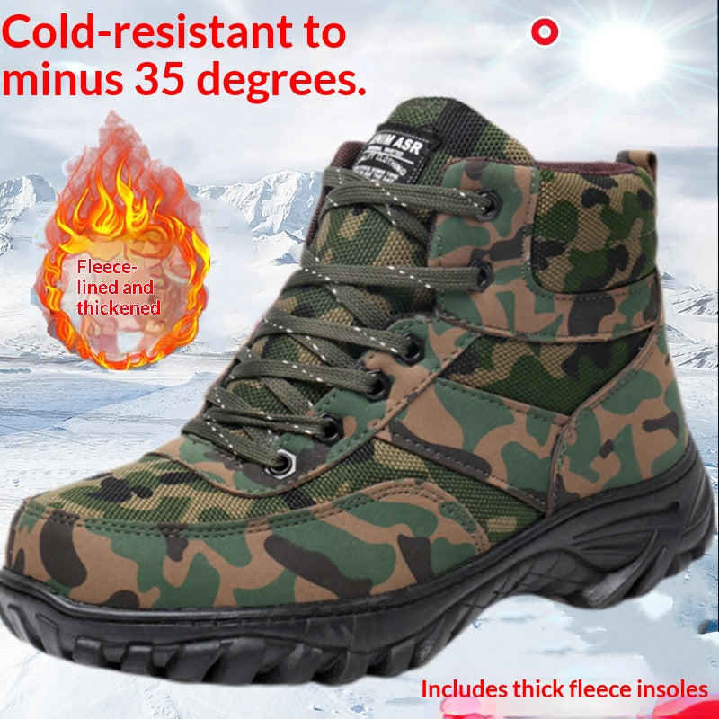Herren Outdoor Winterstiefel mit Fleecefutter