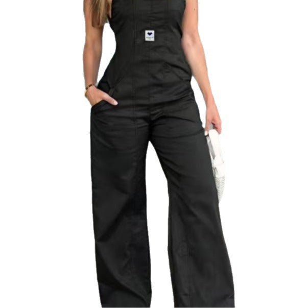 Eleganter Damen Jumpsuit mit Reissverschluss