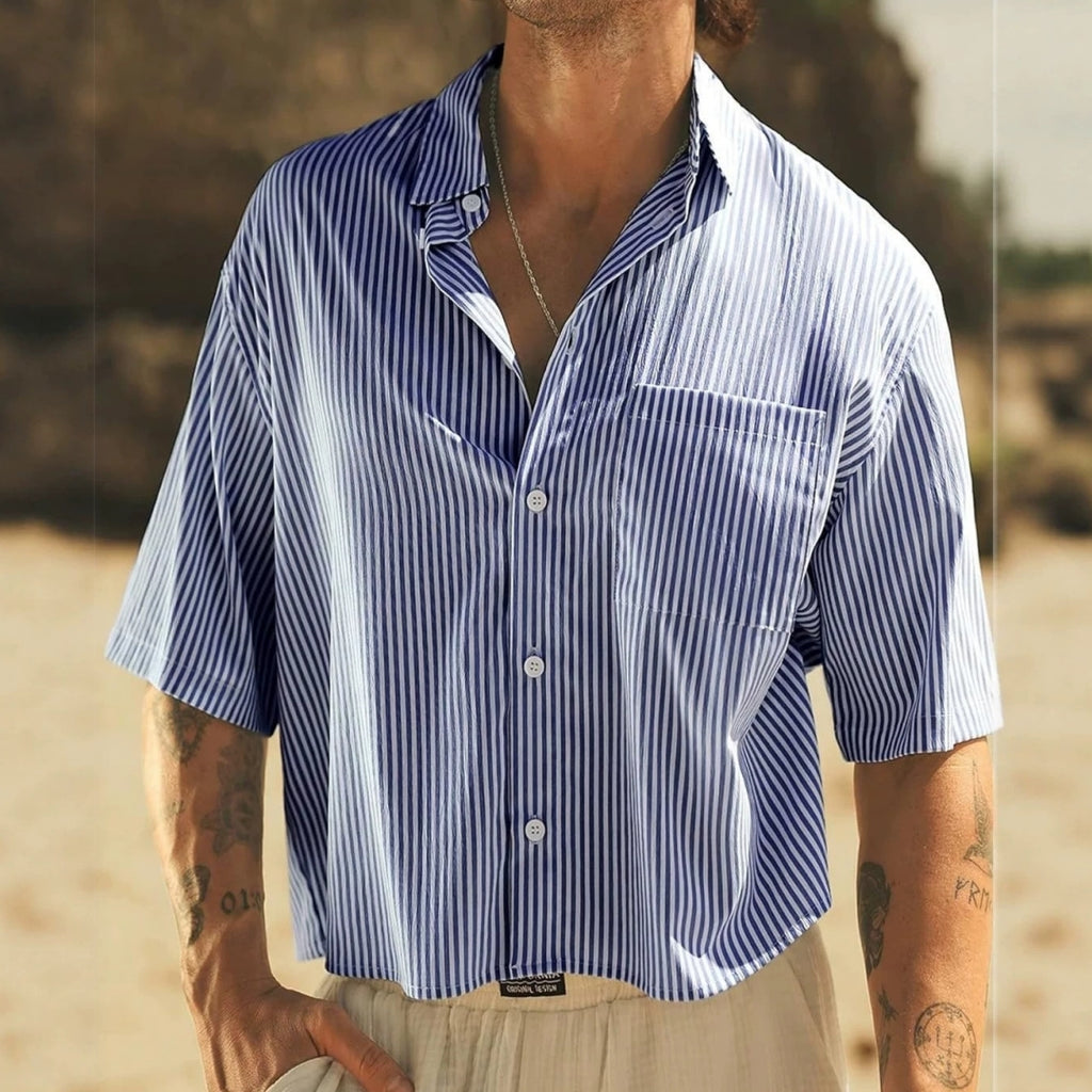 Y2K Loose Fit Kurzarm-Top für Herren