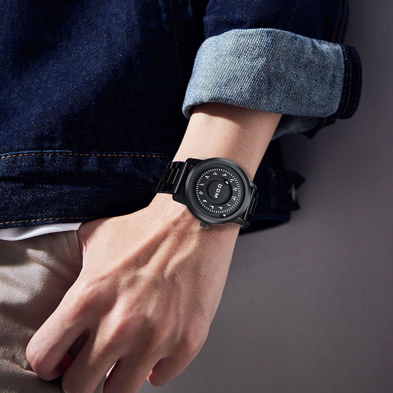 Magnetische Stahlbanduhr für Herren – Bild 1 | LuxeStyle