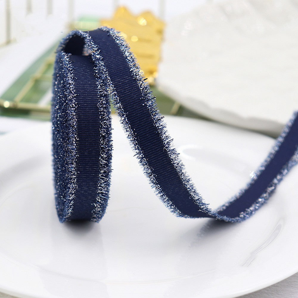 Dekoratives Gold‑Silber‑Ribbon mit Schleife – Bild 14 | LuxeStyle