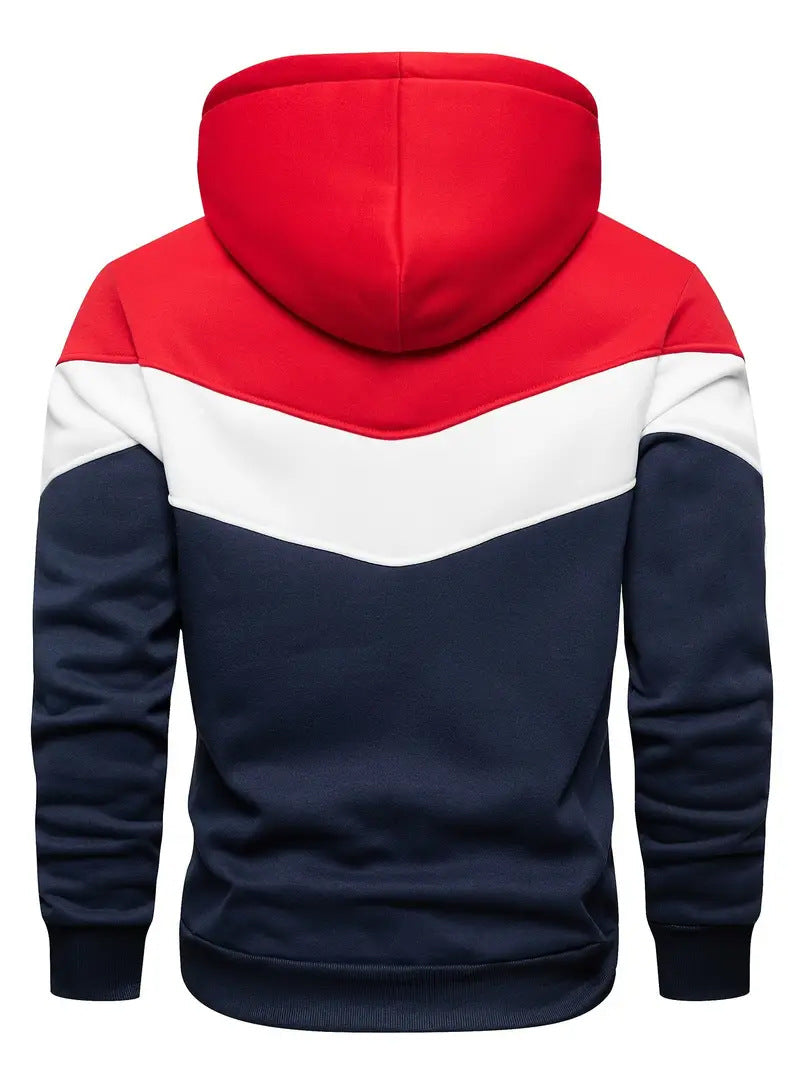 Lockere Hoodie-Sweatshirt Herren Plus-Größen