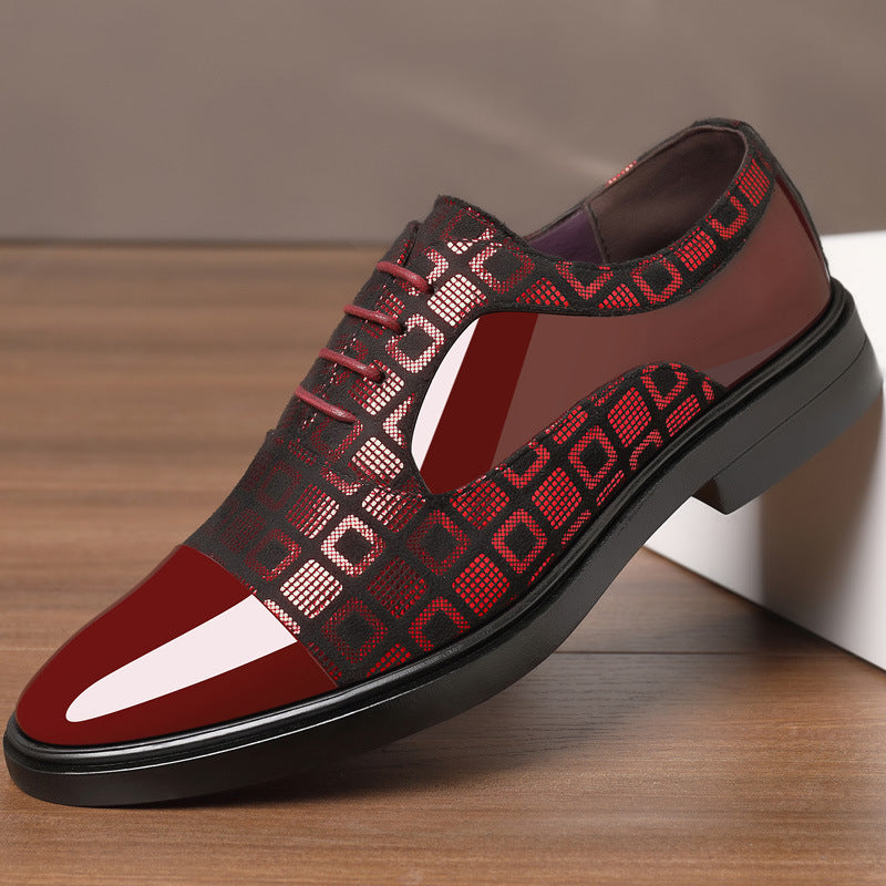Herren Business-Schuhe aus Mikrofaserleder