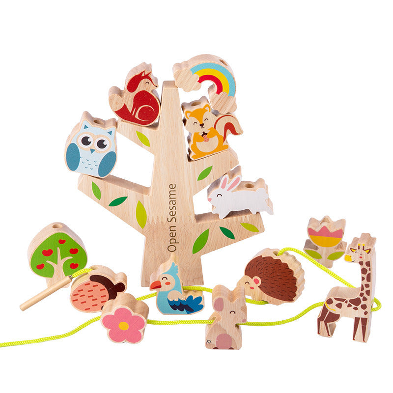 Holzperlen-Puzzle zum Auffädeln – Bild 2 | LuxeStyle