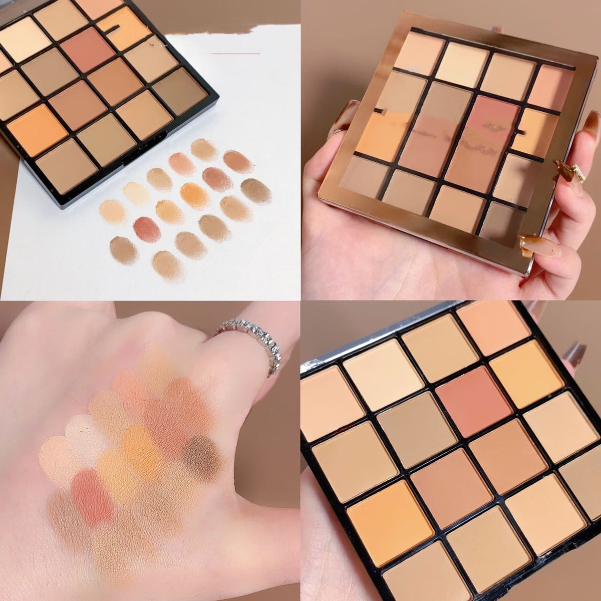 Matte & Pearlescent Lidschatten-Palette – Bild 4 | LuxeStyle