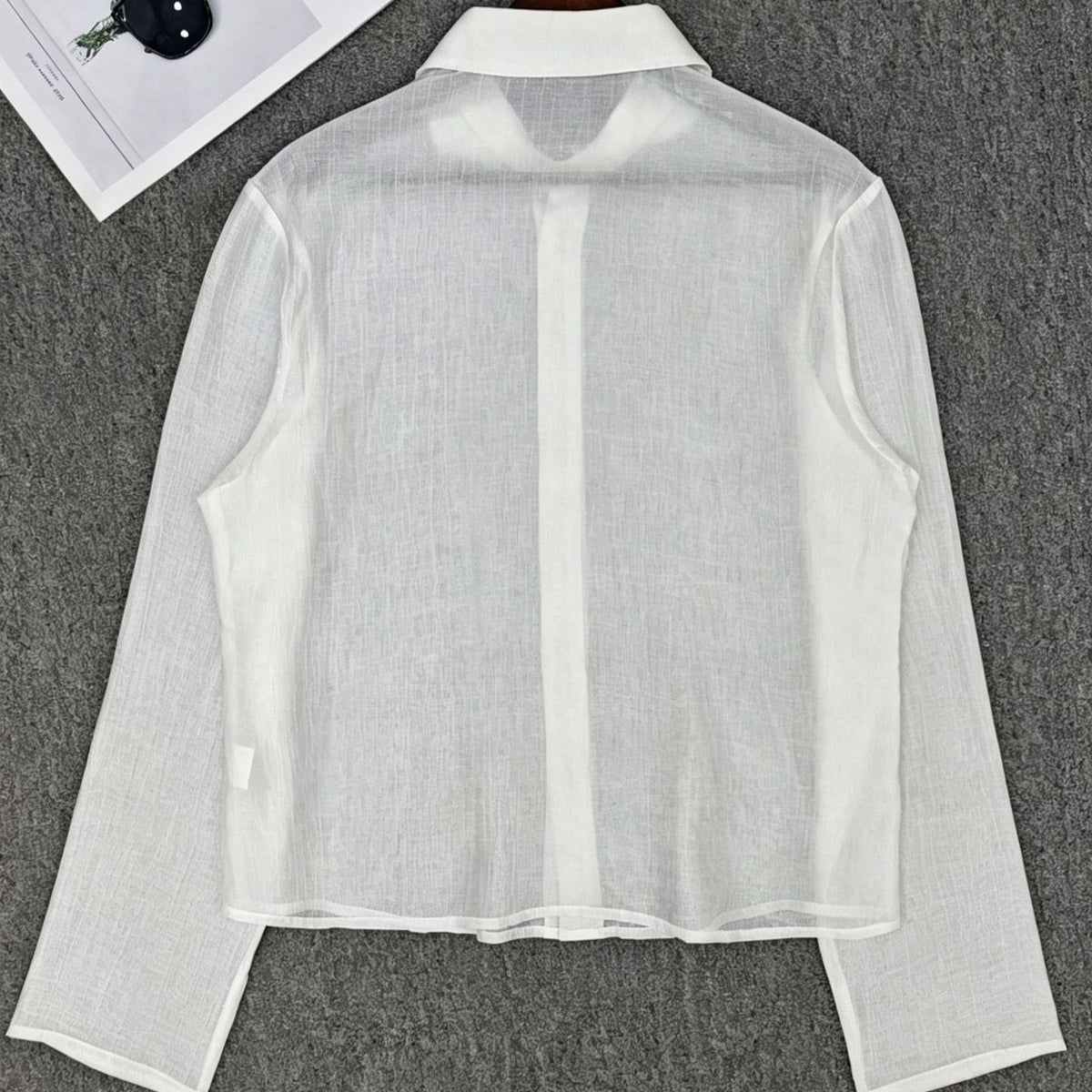 Herren Cropped Sheer Shirt – Bild 2 | LuxeStyle
