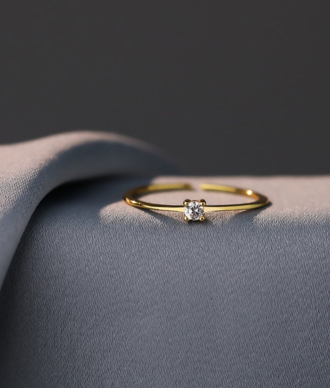 Damen-Ring mit Zirkon | LuxeStyle