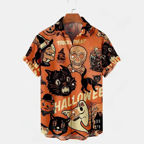 Herren Hemd mit digitalem Blumen-Print – Bild 1 | LuxeStyle