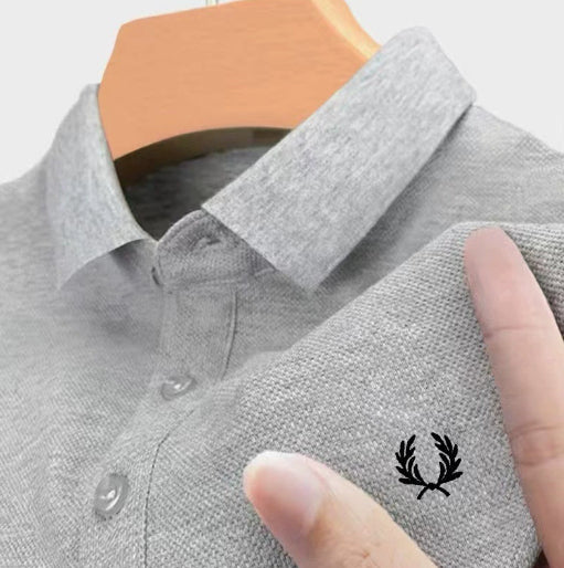 Poloshirt kurzärmlig, Manschettenknopf, Polyester – Bild 5 | LuxeStyle