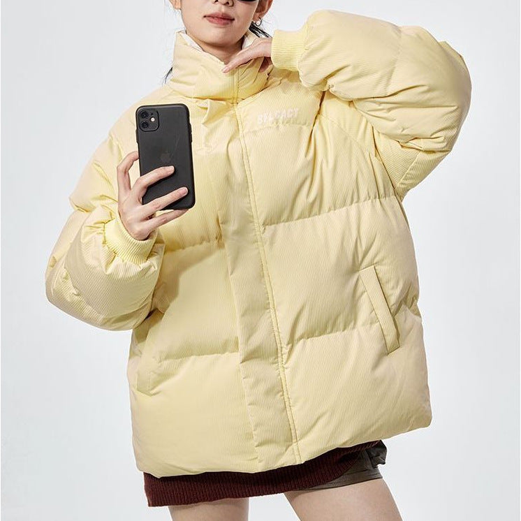 Gefütterte Jacke mit Stehkragen – Bild 4 | LuxeStyle