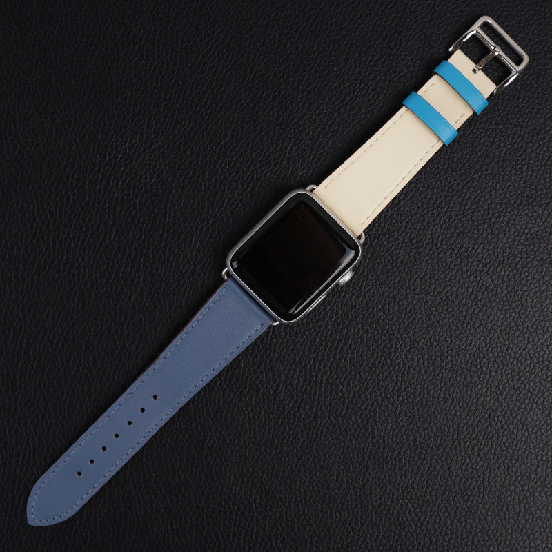 Zwei-Ton Leder-Uhrenarmband – Fashion – Bild 5 | LuxeStyle