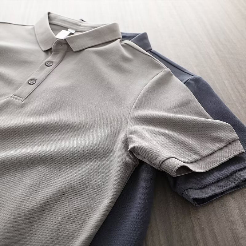 Polo-Shirt Kurzarm Slim-Fit Piqué-Baumwolle