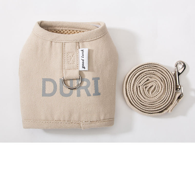 Hundegeschirr-Set aus Webstoff mit Leine | LuxeStyle