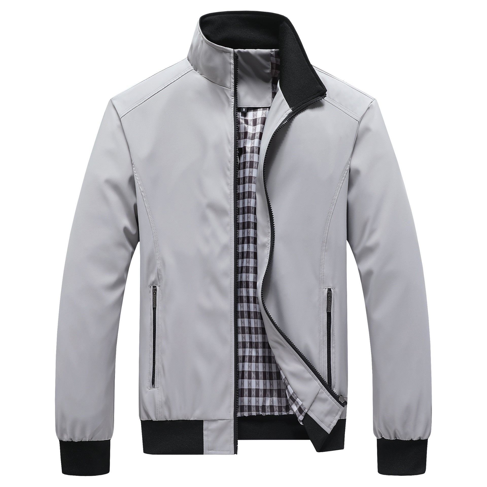 Herren Freizeitjacke mit Stehkragen