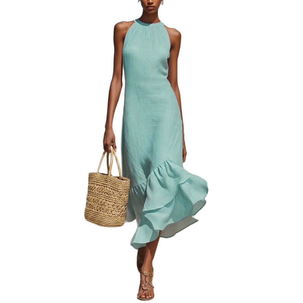 Ruffles Fishtail-Kleid