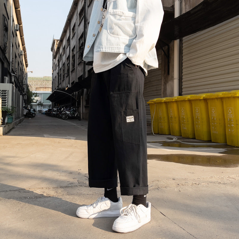 Japanische Loose Fit Freizeithose