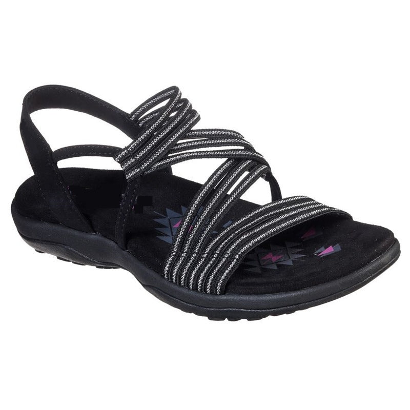 Bequeme Outdoor-Sandalen mit T-Riemen – Bild 2 | LuxeStyle