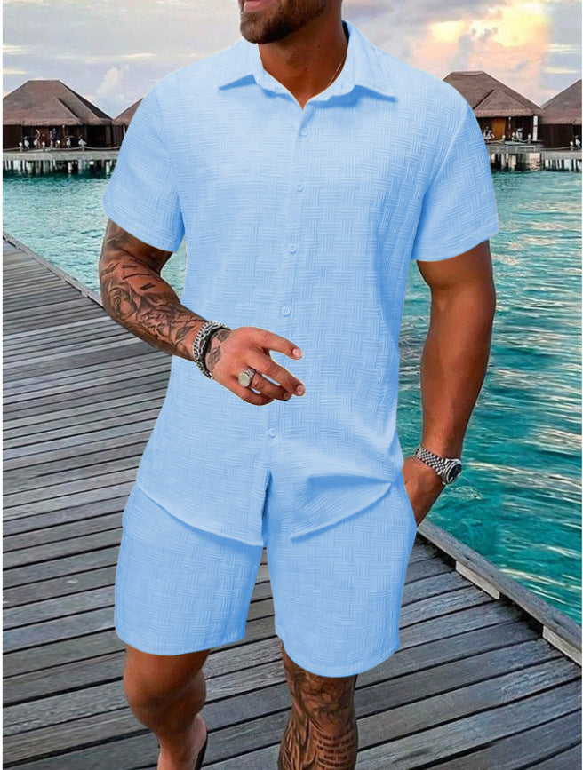 Sommer-Jacquard-Shorts mit Farbvarianten – Bild 12 | LuxeStyle